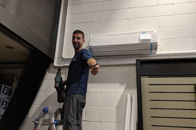 Cooling system installation
