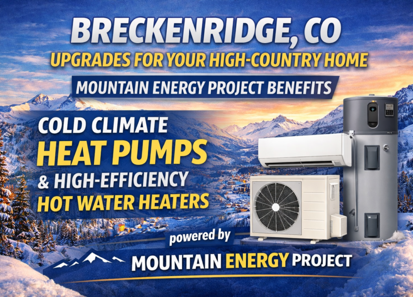 ith Xcel Energy’s Mountain Energy Project approved and moving forward, Breckenridge homeowners have a rare opportunity to pair generous rebate programs with state-of-the-art