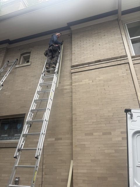 Mini-Splits by Joseph technician with a completed Fujitsu mini-split install
